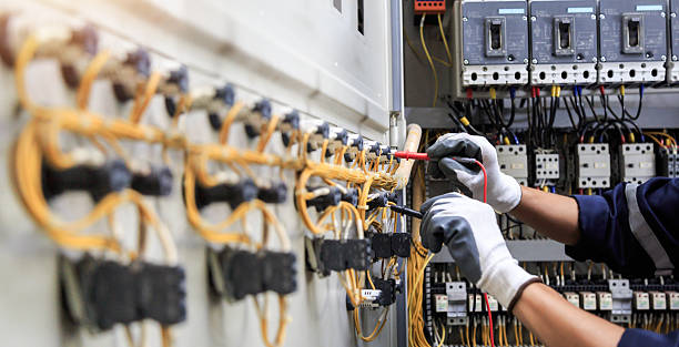 Professional Electrician technician working in Matthews, NC